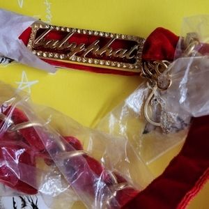 Baby Phat NWT Velvet belt (Red) - S/M,